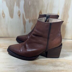 Sutro Clay  Leather Ankle Boots Women’s Size 7